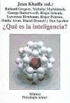 Portada de ¿Qué es la inteligencia?