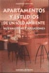 Portada de Apartamentos y estudios de un solo ambiente (Artes,Oficios Y Profesiones)