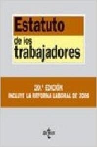 Portada de ESTATUTO DE LOS TRABAJADORES 06 (SIN COLECCION)