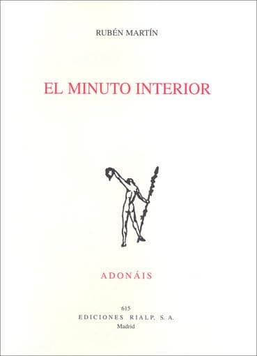 Portada de El minuto interior: 615 (Poesía. Adonais)