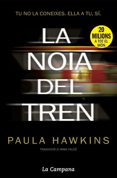 Portada de La noia del tren (Narrativa)