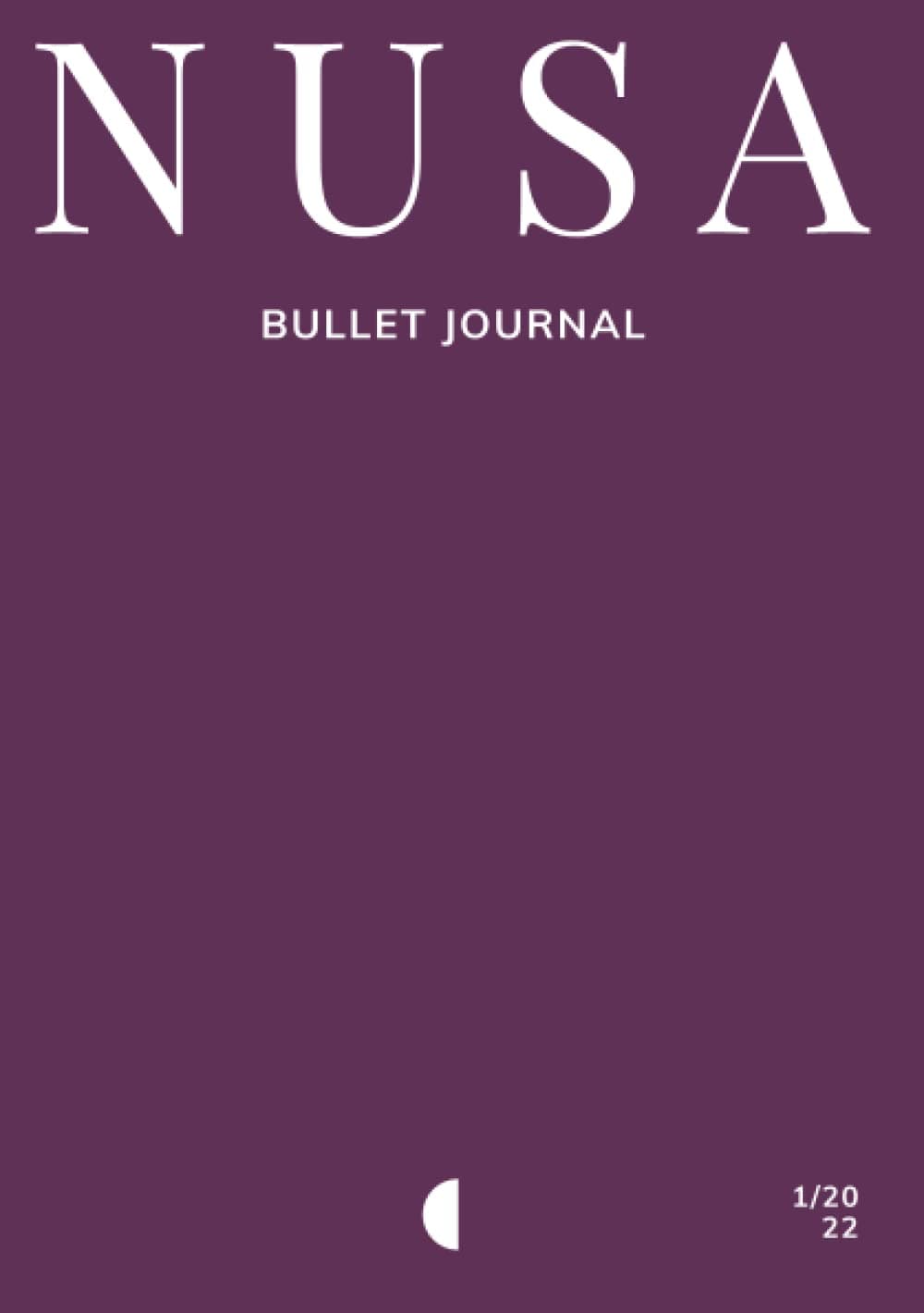 Portada de NUSA BULLET JOURNAL 1 (2022): Trimestre 1 - en Castellano
