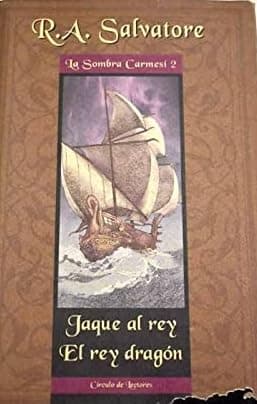Portada de LA SOMBRA CARMESI (2 VOLS.) 1- LA ESPADA DE BEDWYR, 2- JAQUE AL REY, EL REY DRAGON