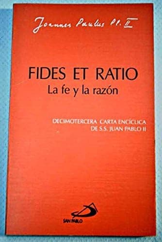Portada de Fides et ratio - La fe y la razón