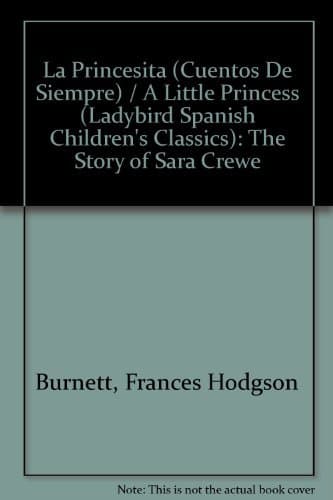 Portada de La Princesita/a Little Princess: The Story of Sara Crewe: 2 (Spanish children's classics)