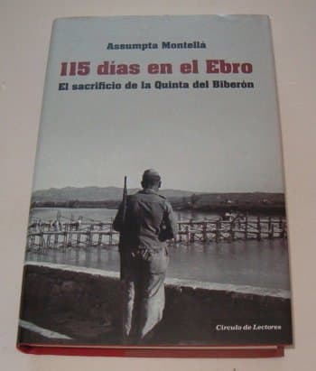 Portada de 115 días ejn el Ebro. El sacrificio de la Quinta del Biberón