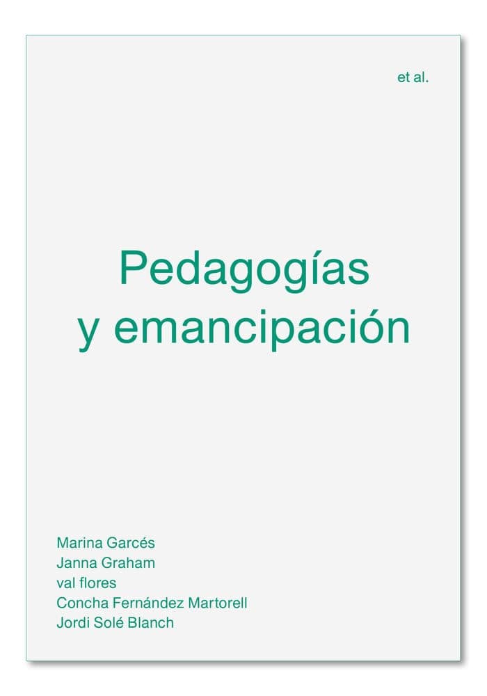 Portada de Pedagogías y emancipación: 6 (et al.)