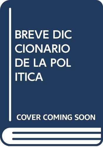 Portada de Breve Diccionario de La Politica