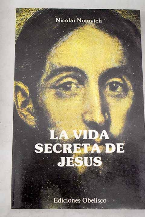 Portada de La vida secreta de Jesús