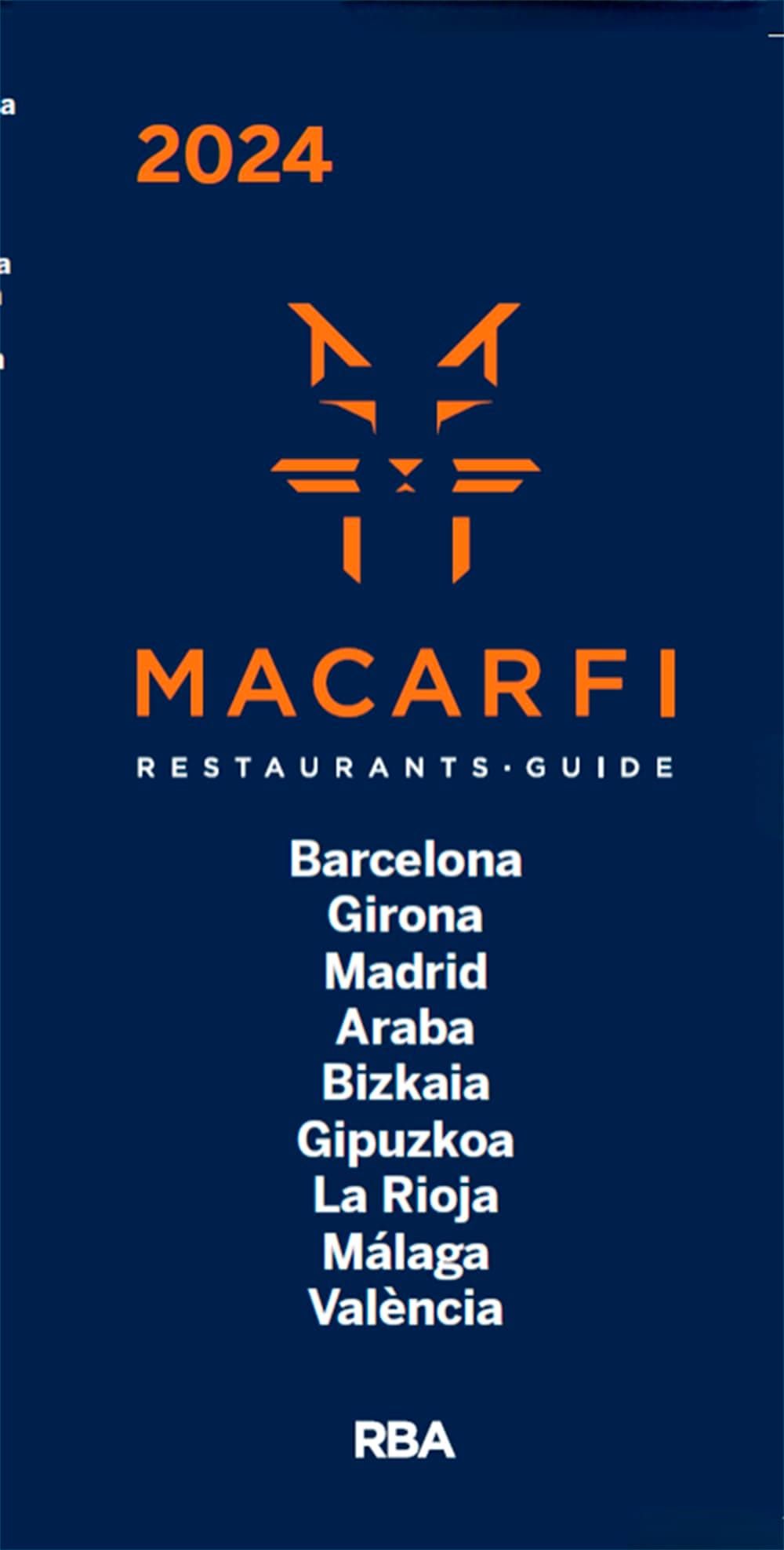 Portada de Guía Macarfi 2024: Restaurants-guide (Práctica)