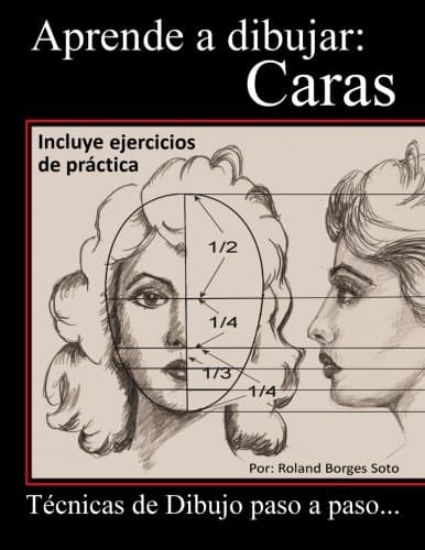Portada de Aprende a Dibujar Caras: Tecnicas del Retrato paso a paso...