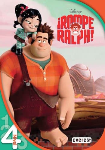 Portada de Rompe Ralph. Lectura Nivel 4 (Leo con Disney)