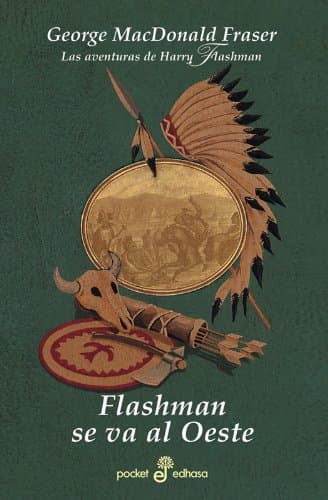 Portada de Flashman se va al oeste (VI) (bolsillo) (Pocket)