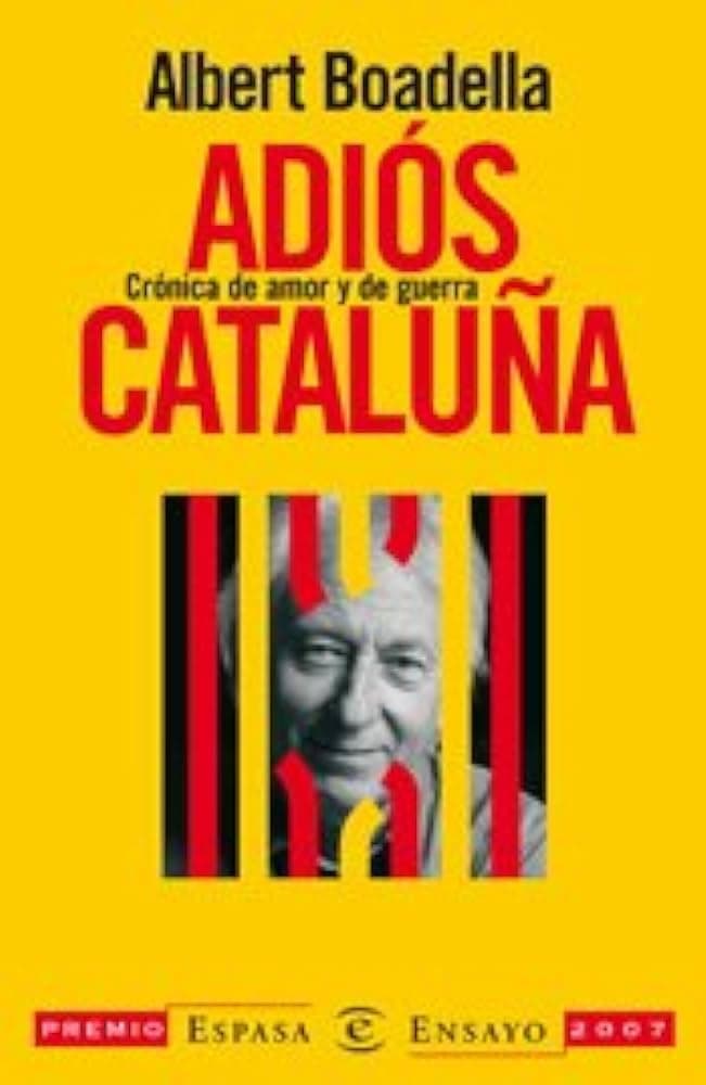 Portada de Adiós, Cataluña (Espasa Hoy)