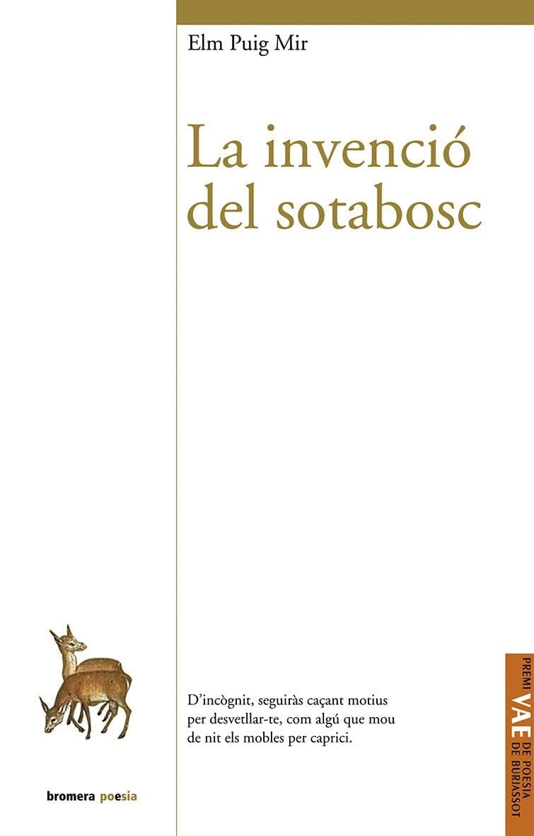 Portada de La Invenció Del Sotabosc: 115 (Bromera Poesia)