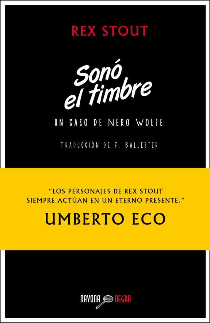 Portada de Sonó el timbre (Navona Negra)