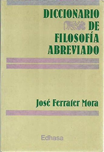 Portada de Diccionario De Filosofía Abreviado