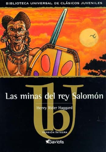 Portada de Las minas del Rey Salomón (Biblioteca universal de clásicos juveniles)
