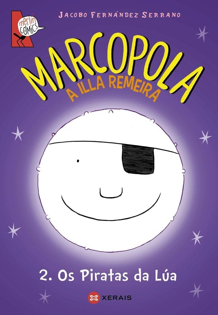 Portada de Marcopola 2. Os Piratas da Lúa (INFANTIL E XUVENIL - MERLÍN - Cómics)