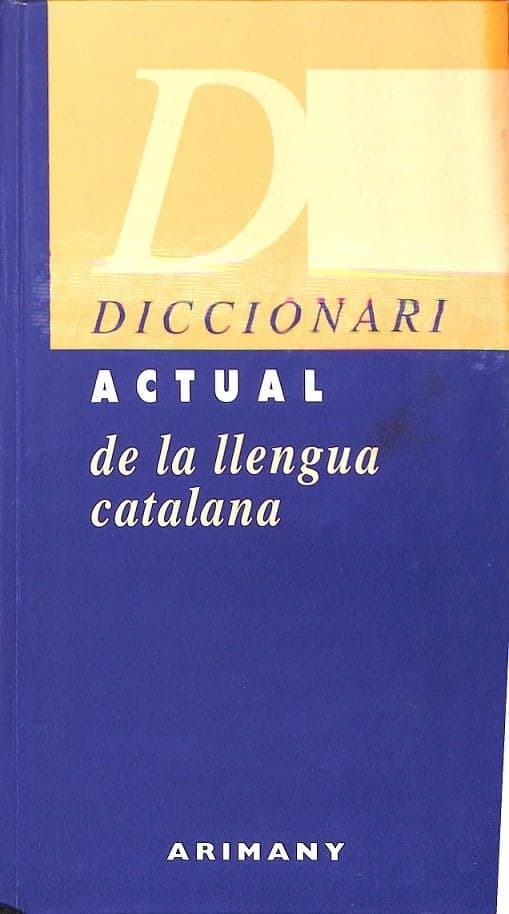 Portada de Diccionari actual il lustrat de la llengua Catalana