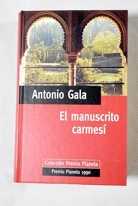 Portada de El manuscrito carmesí.