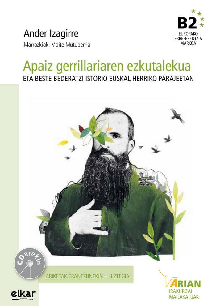 Portada de Arian B2. Irakurgaia 17. Apaiz gerrillariaren ezkutalekua + CD