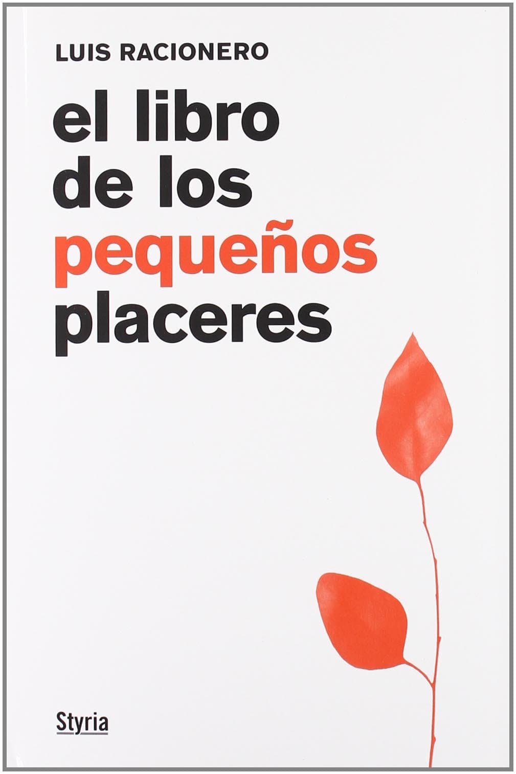 Portada de Libro De Los Peque･Os Placeres