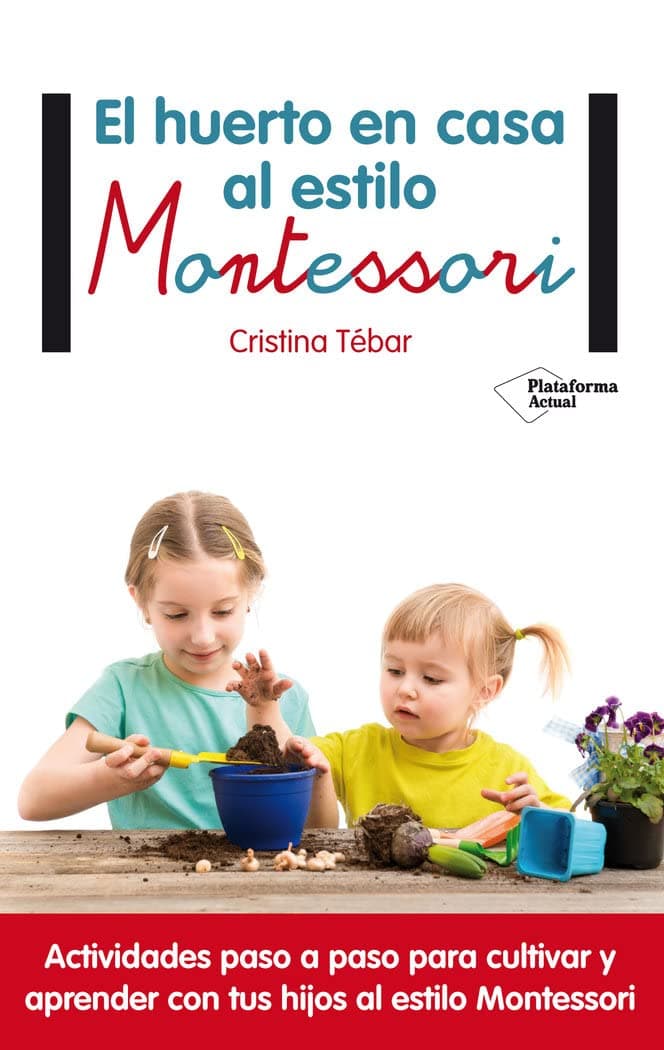 Portada de El huerto en casa al estilo Montessori