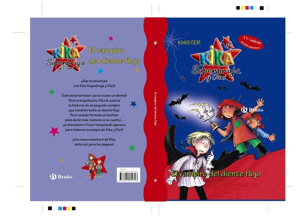 Portada de El vampiro del diente flojo (Castellano - A PARTIR DE 6 AÑOS - PERSONAJES Y SERIES - Kika Superbruja y Dani)