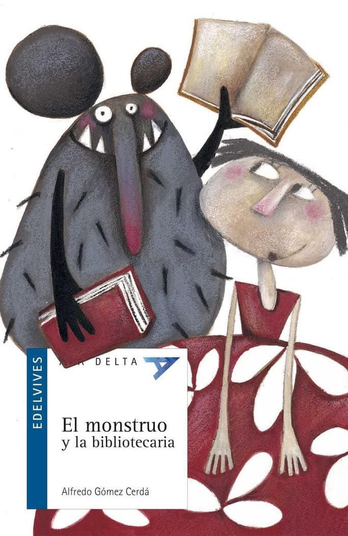 Portada de El monstruo y la bibliotecaria: 54 (Ala Delta - Serie azul)