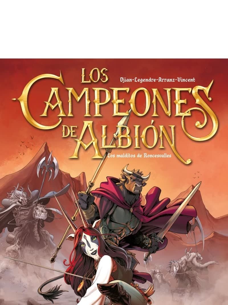 Portada de Los campeones de Albión 2: Los malditos de Roncesvalles (Aventúrate)