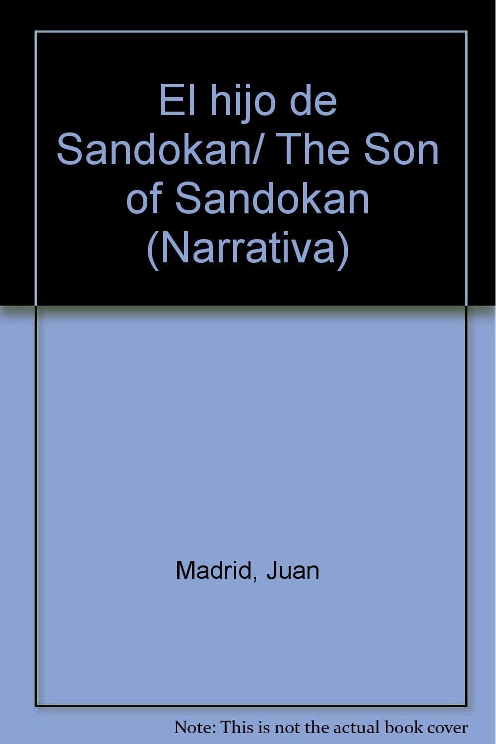 Portada de El hijo de Sandokan/ The Son of Sandokan (Narrativa)