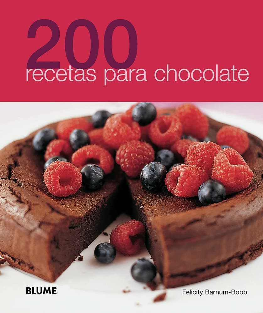 Portada de 200 Recetas para chocolate