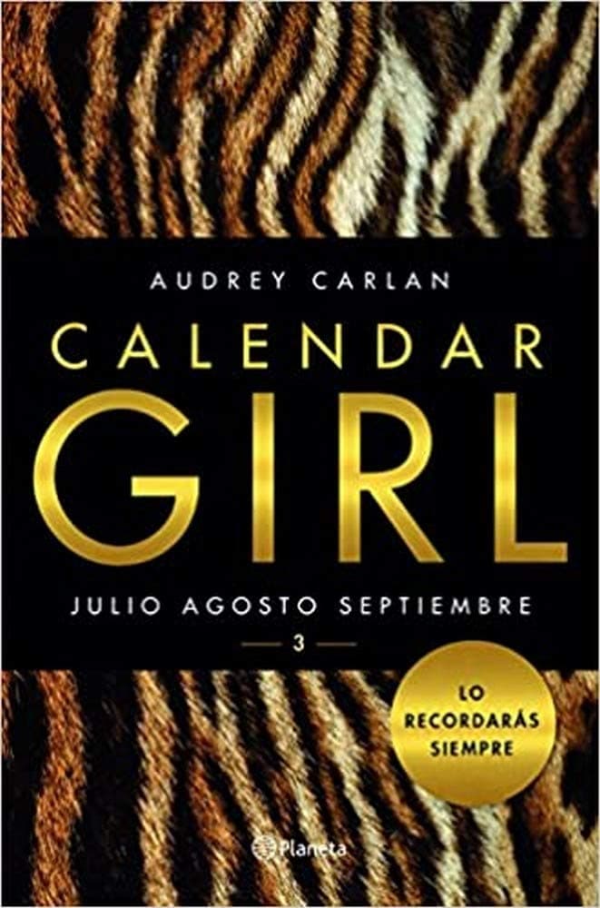 Portada de Calendar Girl 3 (Planeta Internacional)