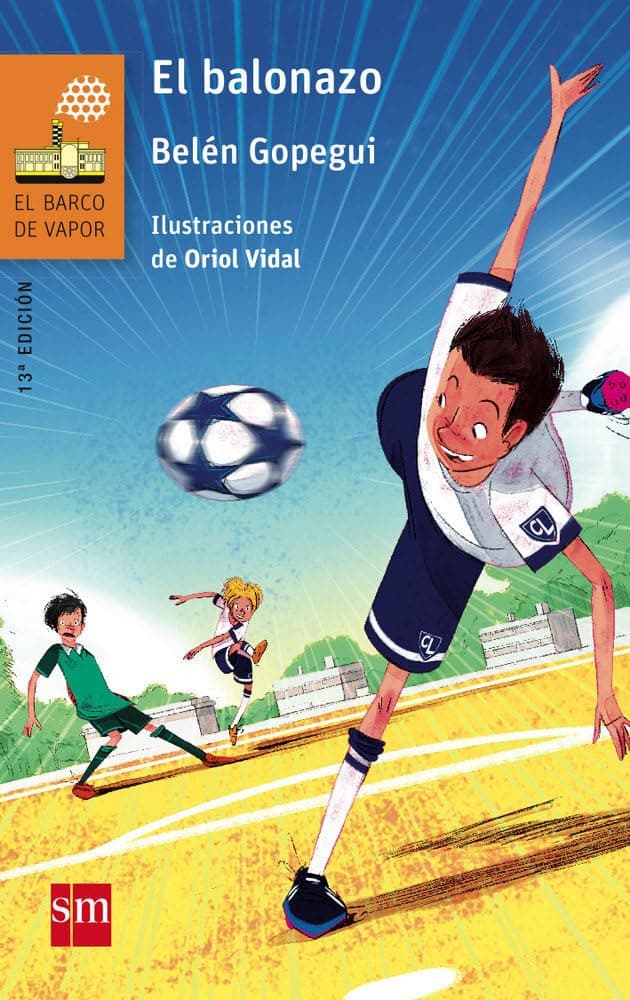 Portada de El balonazo: 201 (El Barco de Vapor Naranja)