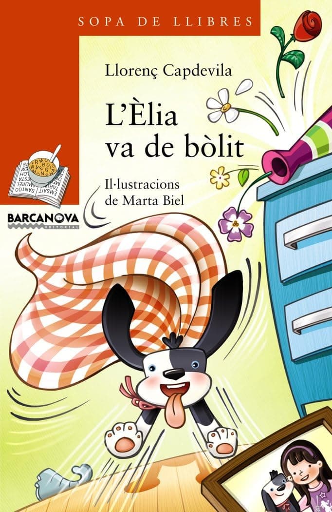 Portada de L'Èlia va de bòlit (Llibres infantils i juvenils - Sopa de llibres. Sèrie taronja)