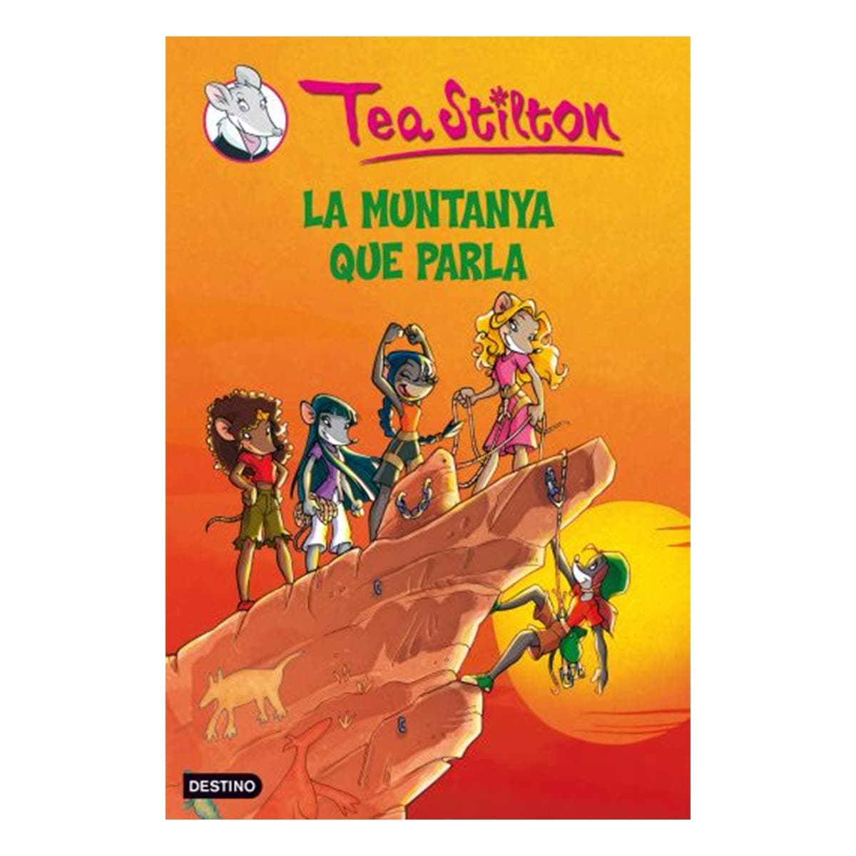 Portada de 2. La muntanya que parla (TEA STILTON. TAPA DURA)