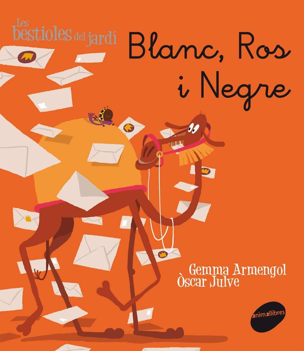 Portada de Blanc, Ros i Negre: 8 (Les bestioles del jardí)