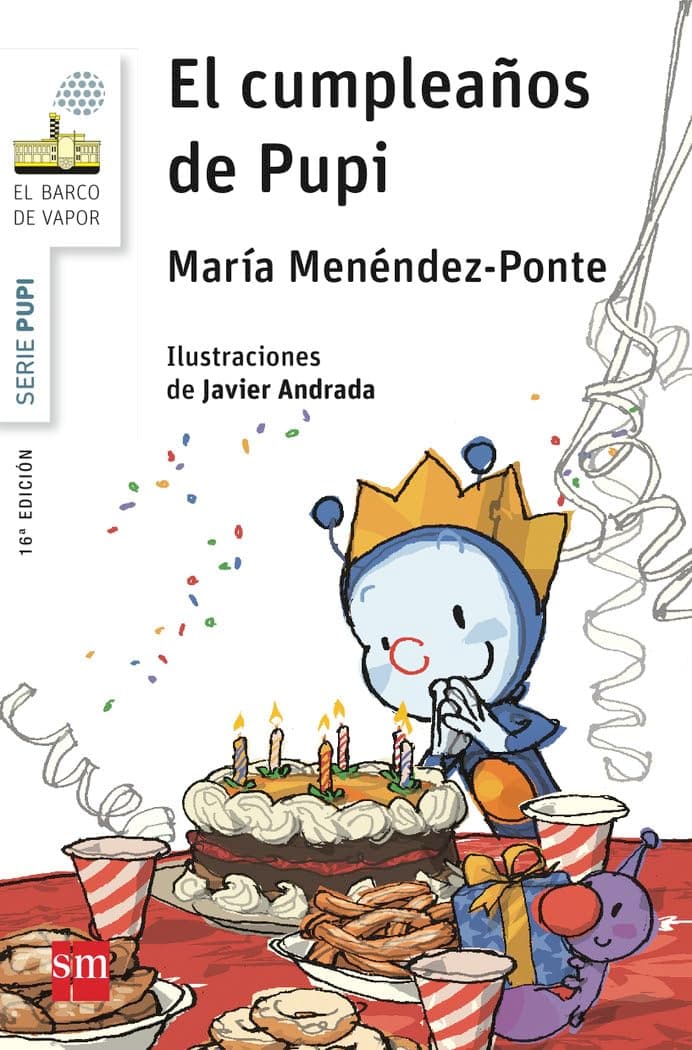 Portada de El cumpleaños de Pupi (El Barco de Vapor Blanca)