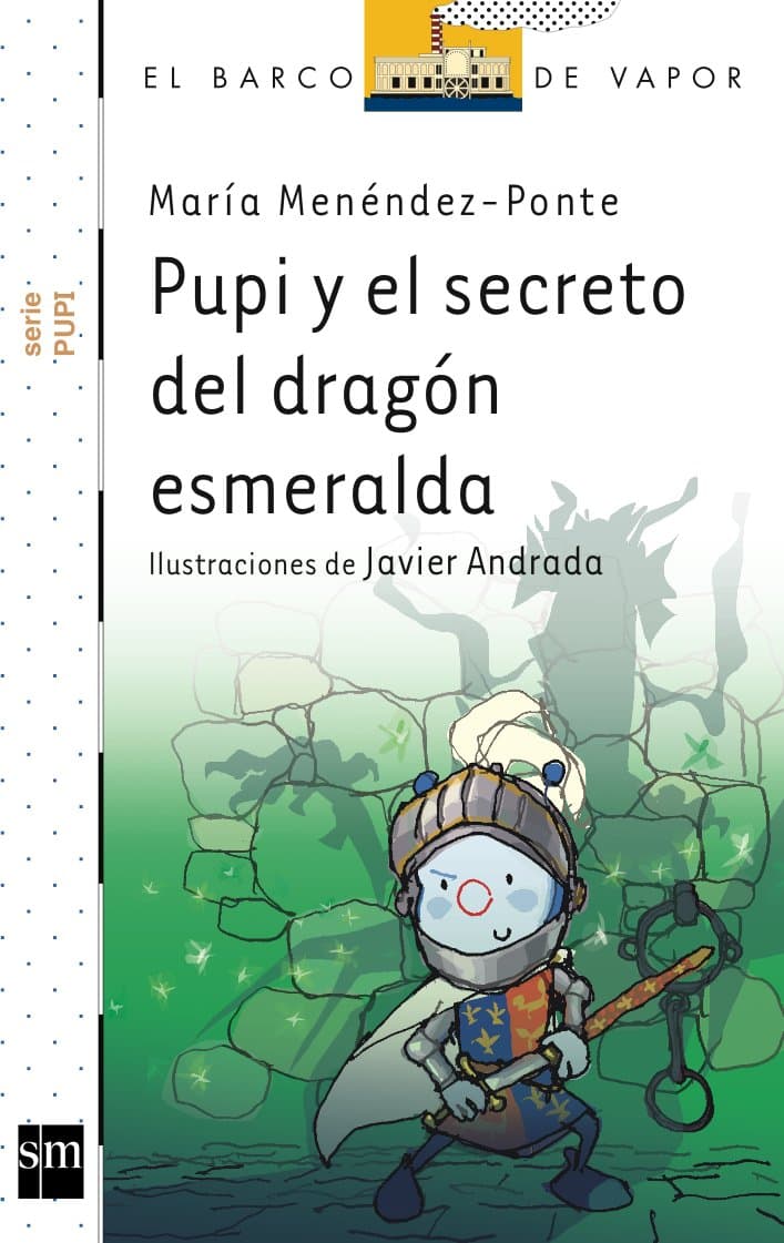 Portada de Pupi y el secreto del dragón esmeralda: 19 (El Barco de Vapor Blanca)