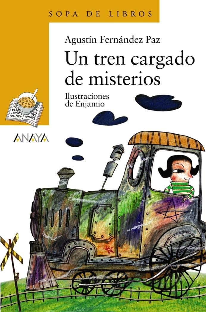 Portada de Un tren cargado de misterios (LITERATURA INFANTIL - Sopa de Libros)