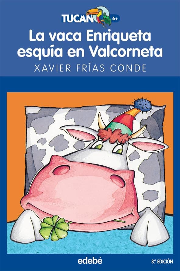 Portada de La vaca Enriqueta esquía en Valcorneta: 22 (TUCÁN AZUL)