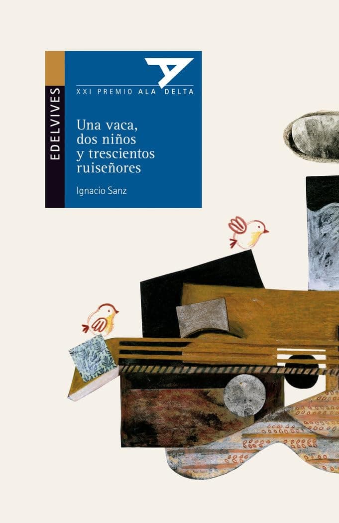 Portada de Una vaca, dos niños y trescientos ruiseñores: 73 (Ala Delta - Serie azul)