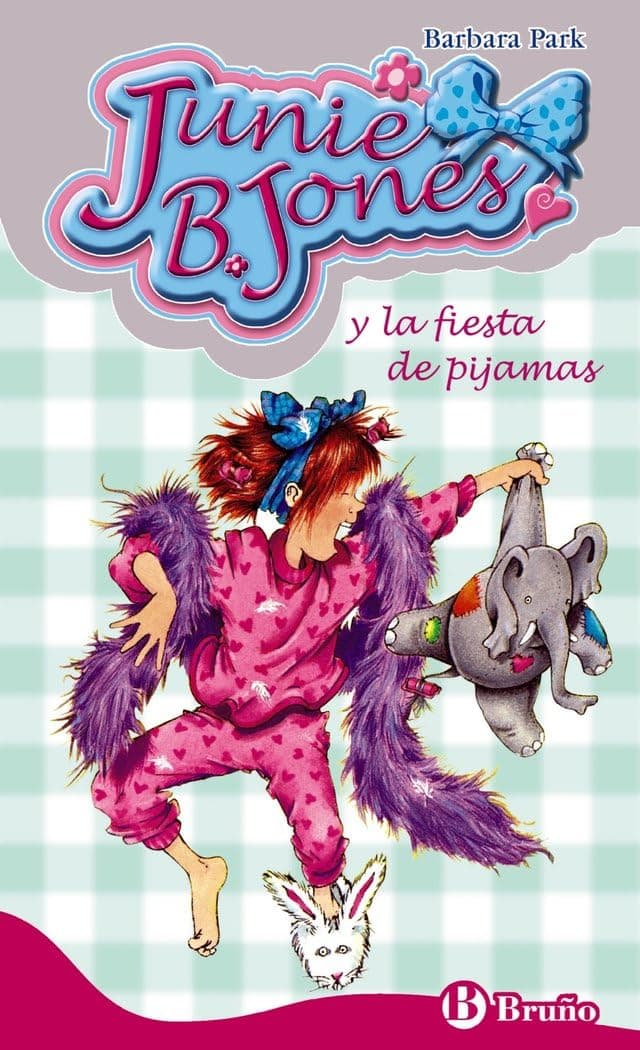 Portada de Junie B. Jones y la fiesta de pijamas (Castellano - A PARTIR DE 6 AÑOS - PERSONAJES Y SERIES - Junie B. Jones)