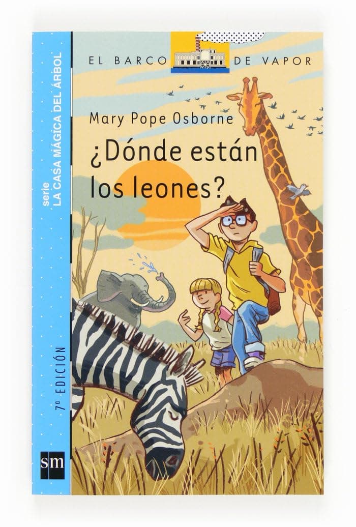Portada de ¿Dónde están los leones? (El Barco de Vapor Azul)