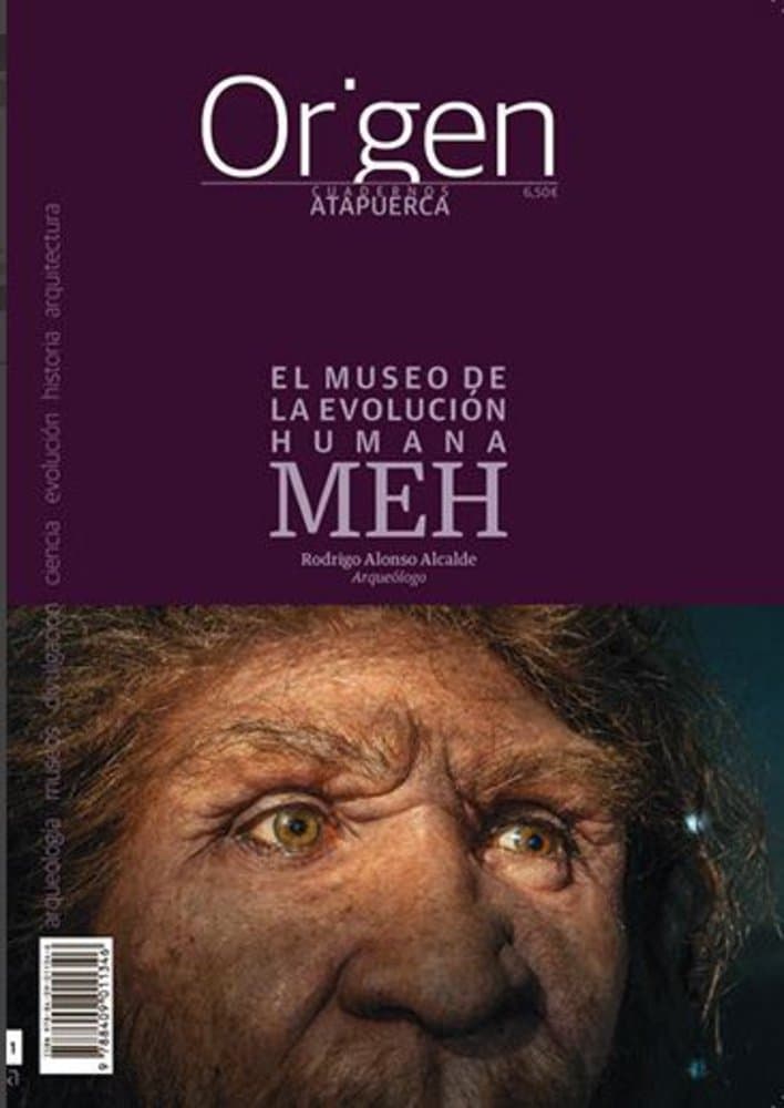 Portada de Museo de la evolución humana cuadernos. Atapuerca origen 01