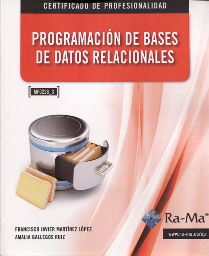 Portada de Programación de Bases de Datos Relacionales (MF0226_3) (INFORMATICA GENERAL)