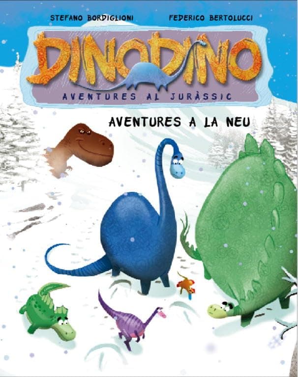 Portada de Aventures a la neu (DINODINO)