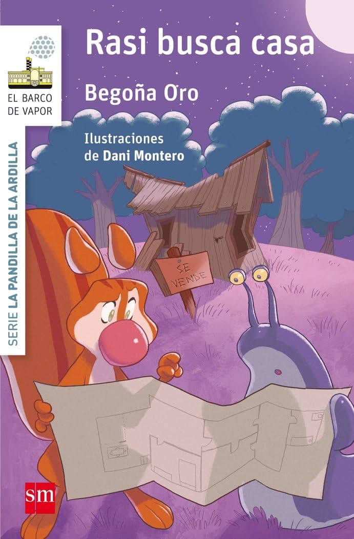 Portada de La pandilla de la ardilla 8. Rasi busca casa (El Barco de Vapor Blanca)
