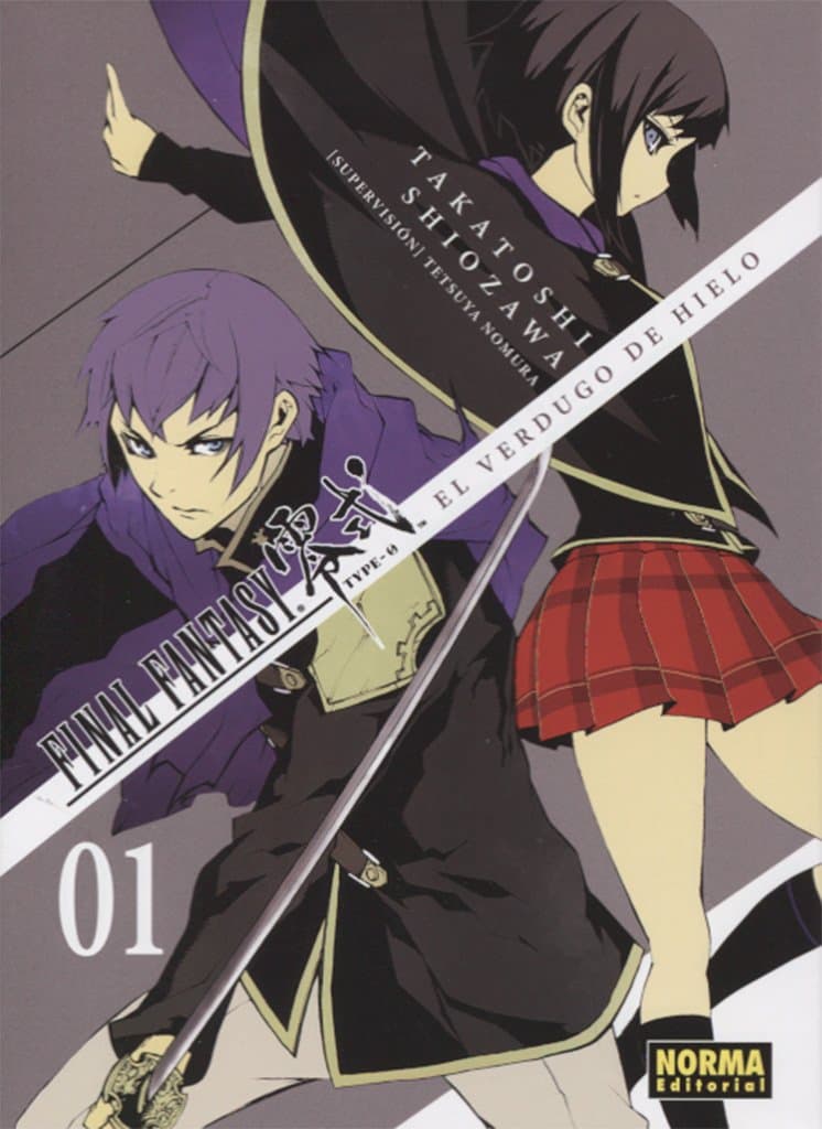 Portada de FINAL FANTASY TYPE0 EL VERDUGO DE HIELO 01